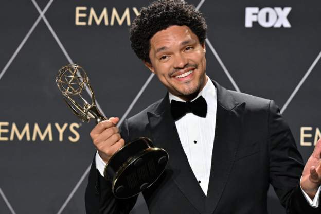 Trevor Noah wins Emmy Award for best variety talk series