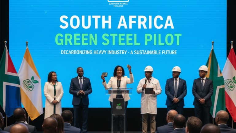 South Africa Announces Green Steel Pilot to Decarbonize Heavy Industry